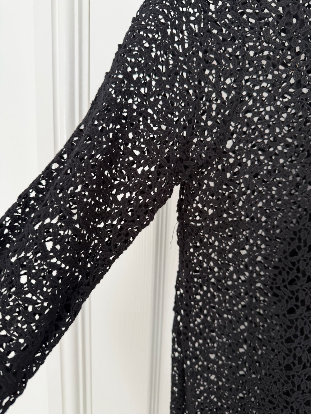 Zara Collection Black Cotton Lace Shift Dress – Size S - Picture 2 of 5